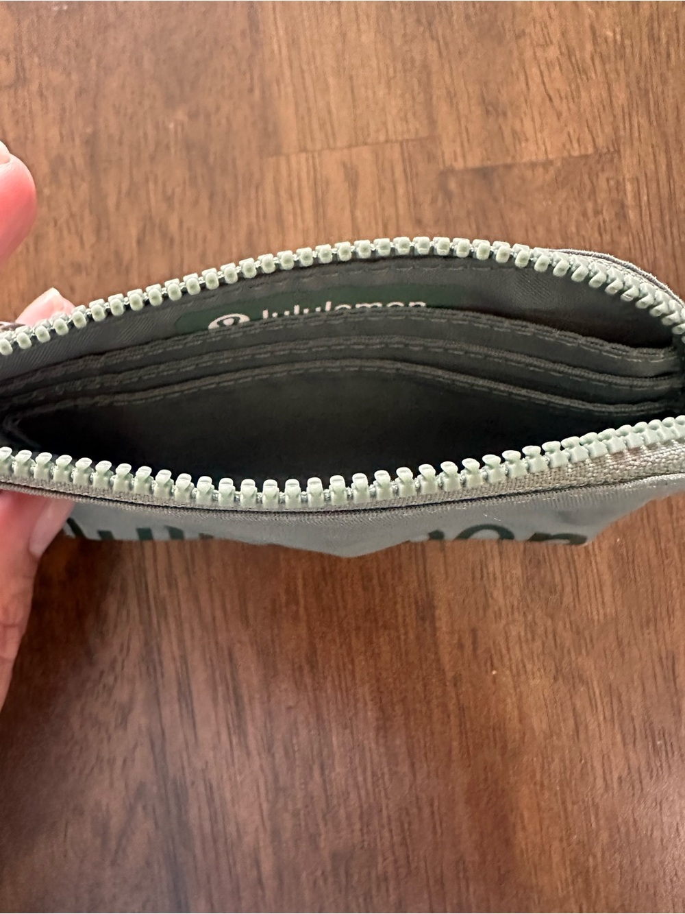 lululemon athletica Small Zip Coin Pouch in Sage - Picture 5 of 6